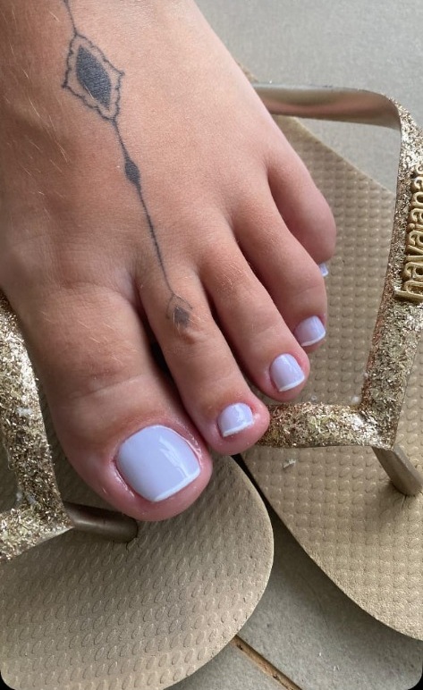Pedicure Lavanda & Francesinha Delicada - Studio Gaya Salto SP
